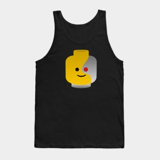 Lego head Cyborg Tank Top